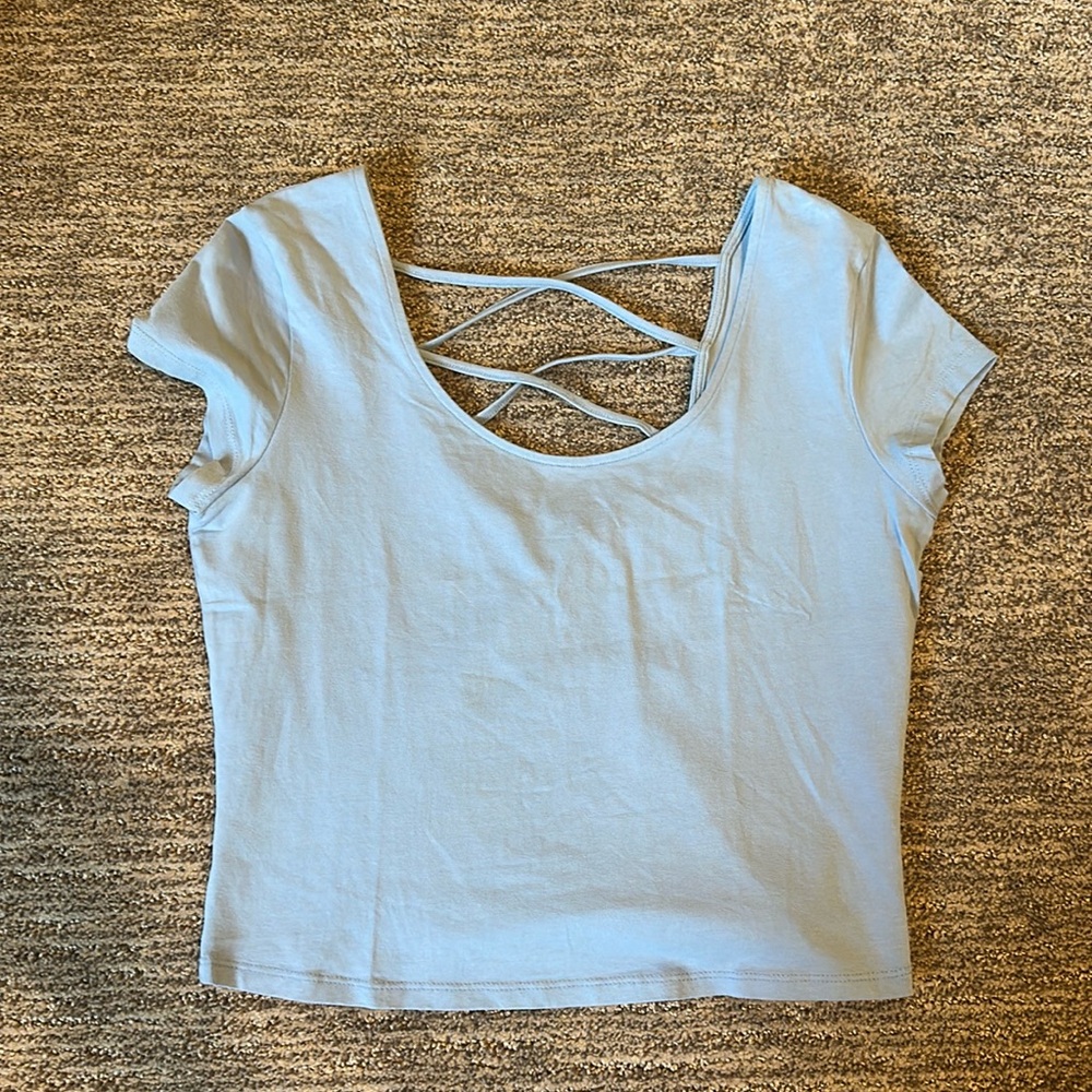 Terranova Blue Crop Top